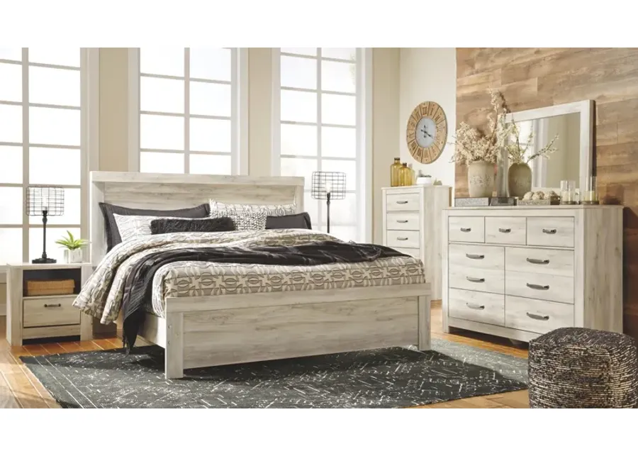 Ashley Bellaby Whitewash King Panel Bed-85