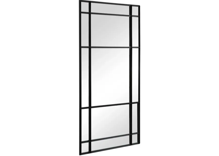 Uttermost Spurgeon Black Iron Leaner Floor Mirror-40