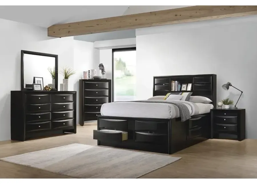 Coaster Briana 5-Drawer Bedroom Chest Black-31.5