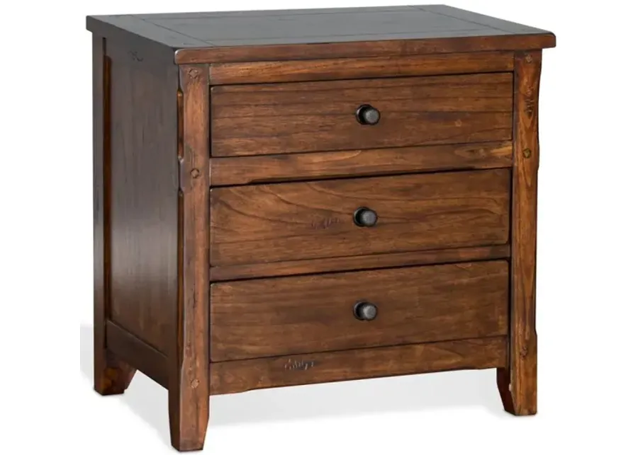 Sunny Designs Santa Fe Dark Chocolate Petite Nightstand-29
