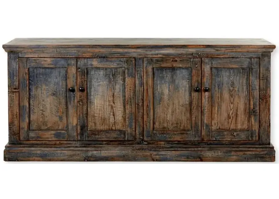 Nest Home Antique Blue Mimi 4-Door Cabinet-83