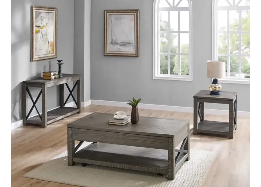 Steve Silver Dexter Lift-Top Cocktail Table In Driftwood-48
