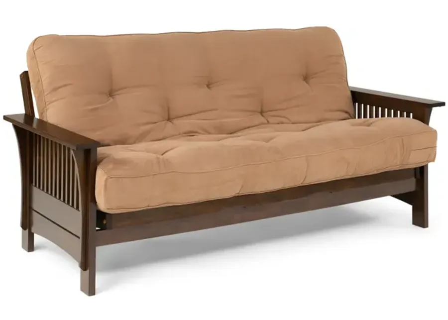 Autumn Full Futon Mocha with 10  Mocha Futon Mattress