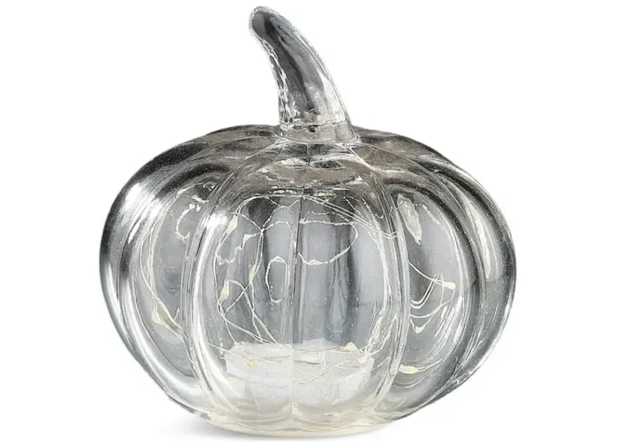 Clear Pumpkin w LED Lights