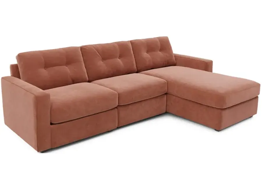 ModularOne 3 Piece Sectional - Cantaloupe
