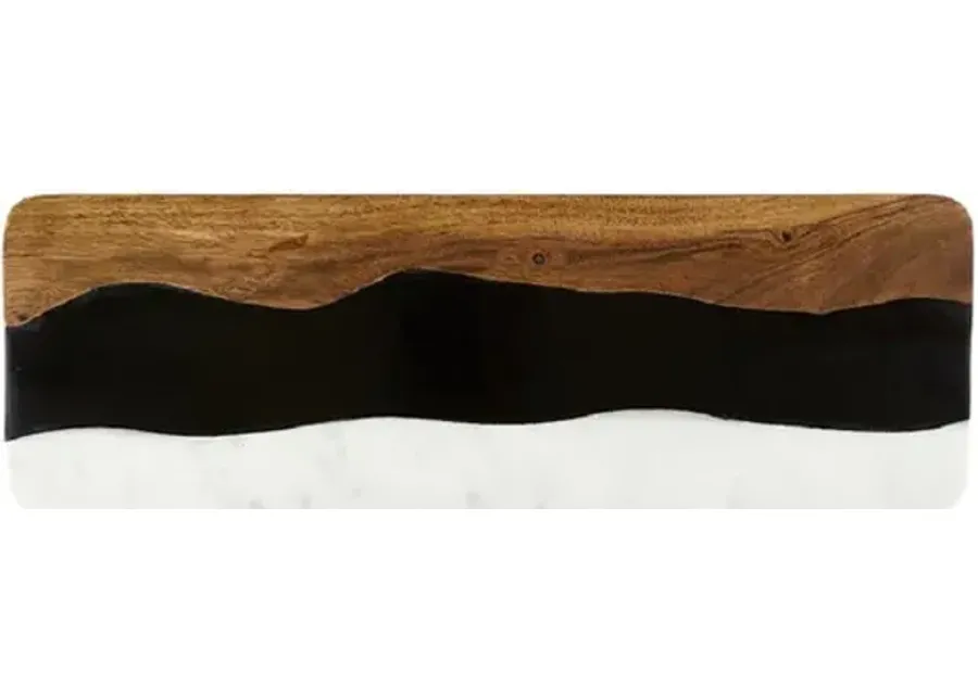 Marble Wood Serving Board