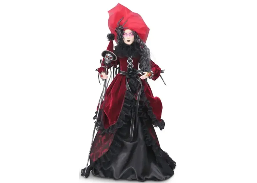 Black Red Dress Witch