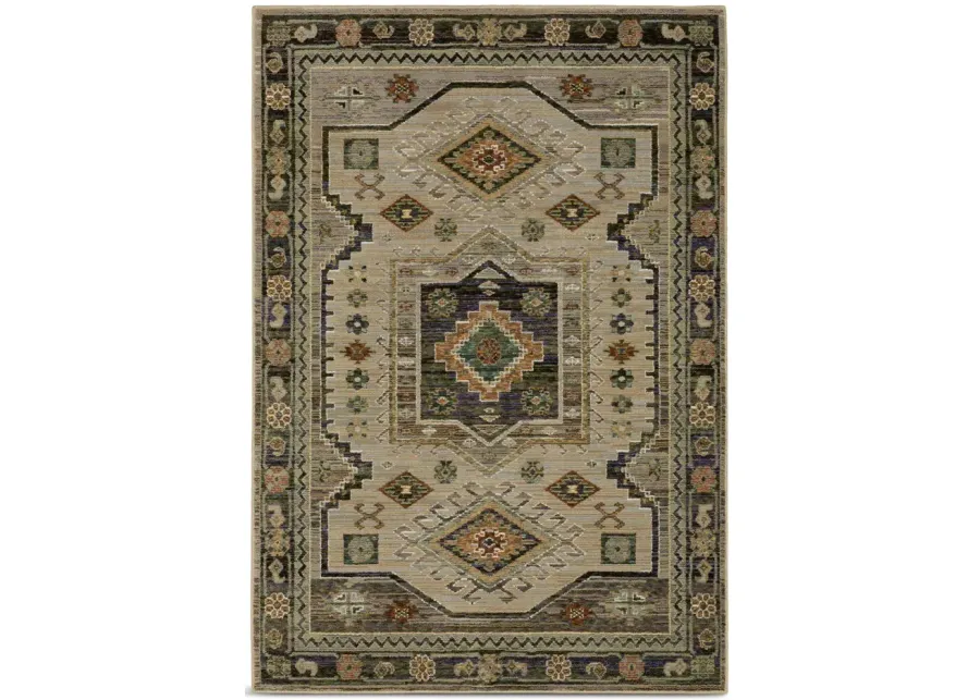 Andorra Sage Brown 6 7  x 9 6  Area Rug