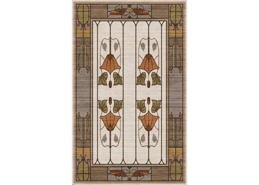 Garden Window Ivory Area Rug - 8 0  X 10 0 