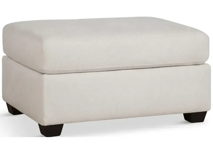 Corbin Ottoman - Snow