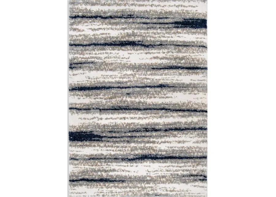 Cottontail Pewter Area Rug - 6 7  X 9 6 