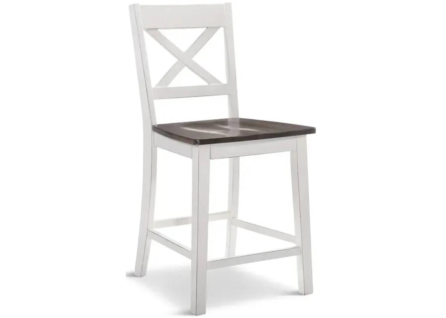 La Carte Counter Stool - White