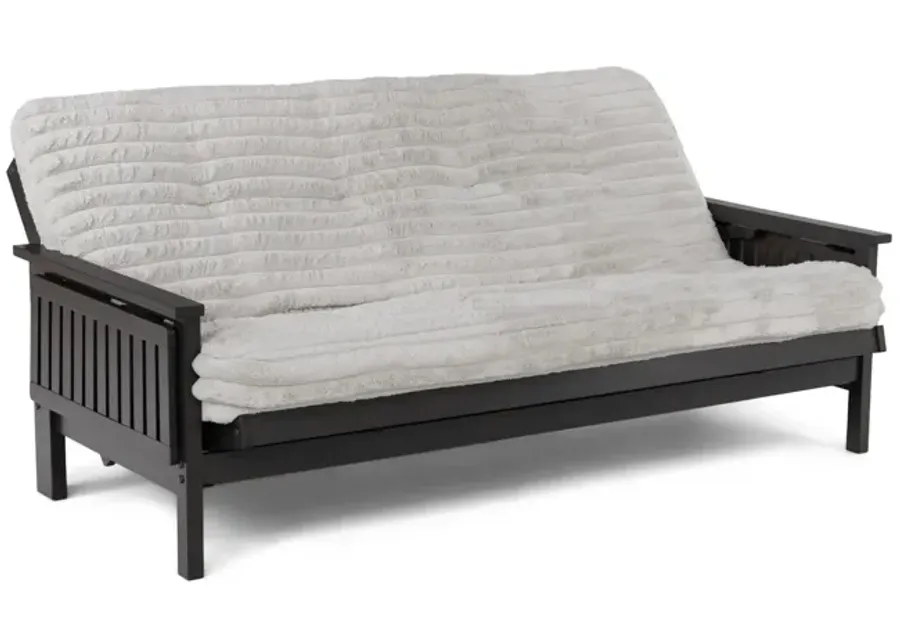 Vermillion Futon With Corduroy Fog Mattress