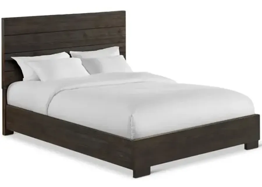 Bello Twin Panel Bed - Cocoa