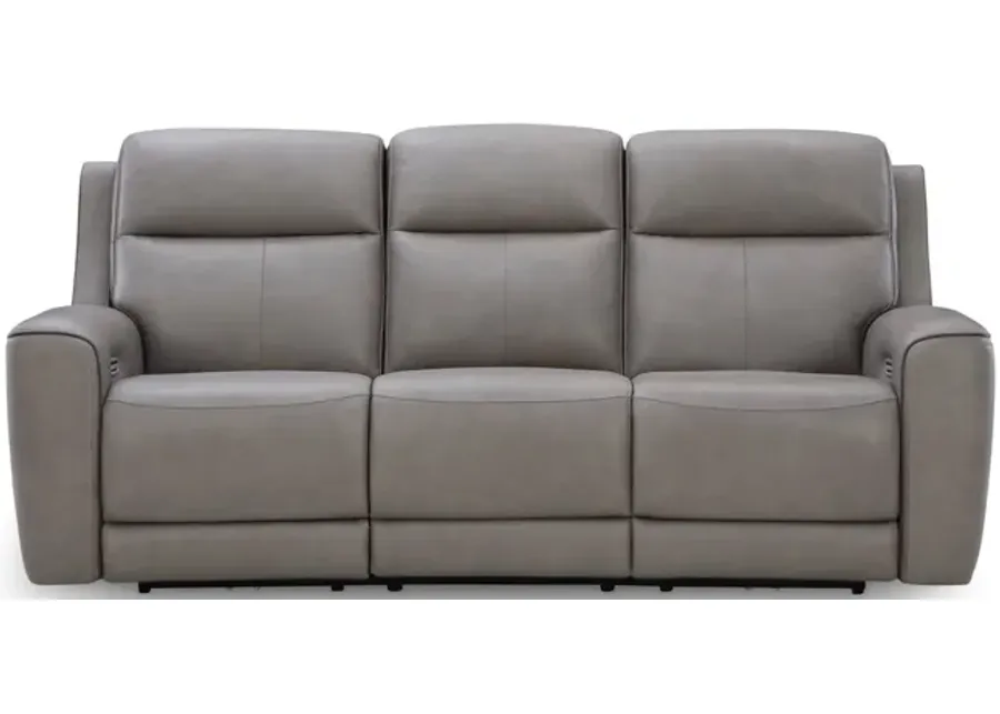 Campbell Leather Power Reclining Sofa