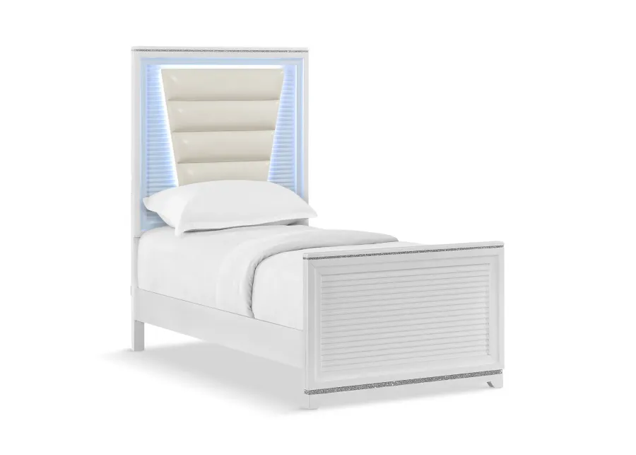 Santa Belle Twin Panel Bed