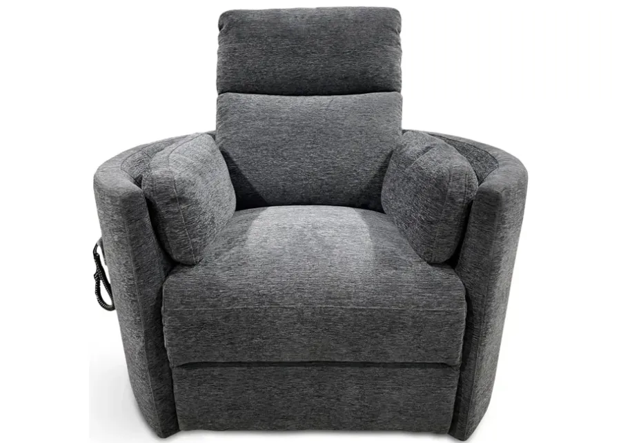 Stuart Power Lift Chair Recliner - Charcoal