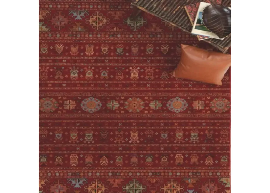 Lineage Kilim Sangria 5 3  x 7 10  Area Rug