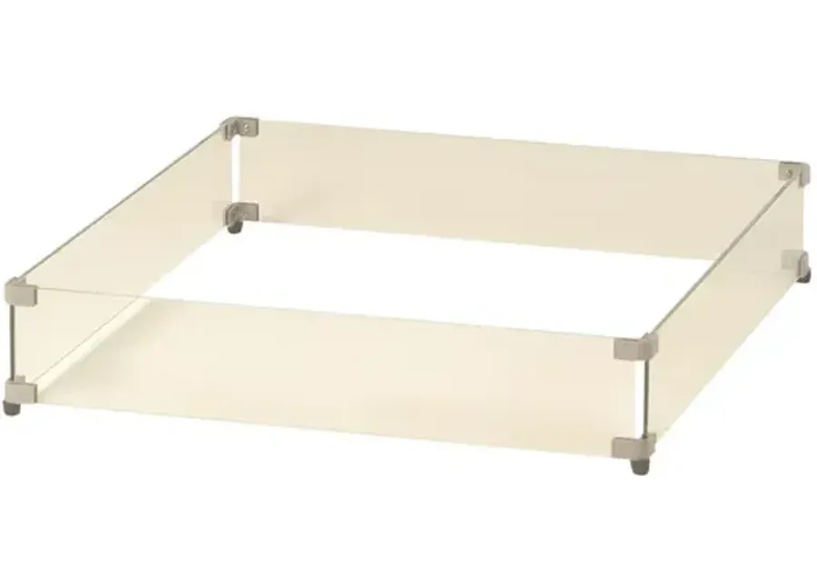 Glass Fire Guard - Square