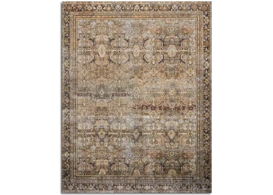 Layla Olive Charcoal Area Rug - 5 0  x 7 6 