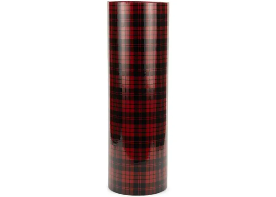 Plaid Vase