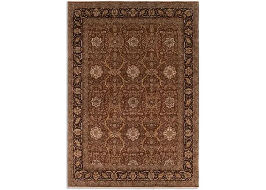 Hand Knotted Area Rug - 10 1  X 14 3 