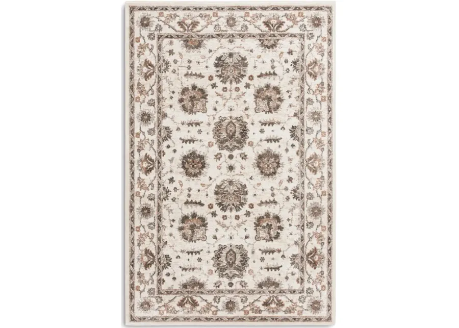 Heirloom Brigitta Cinnabar Blush Area Rug - 7 10  X 9 10 