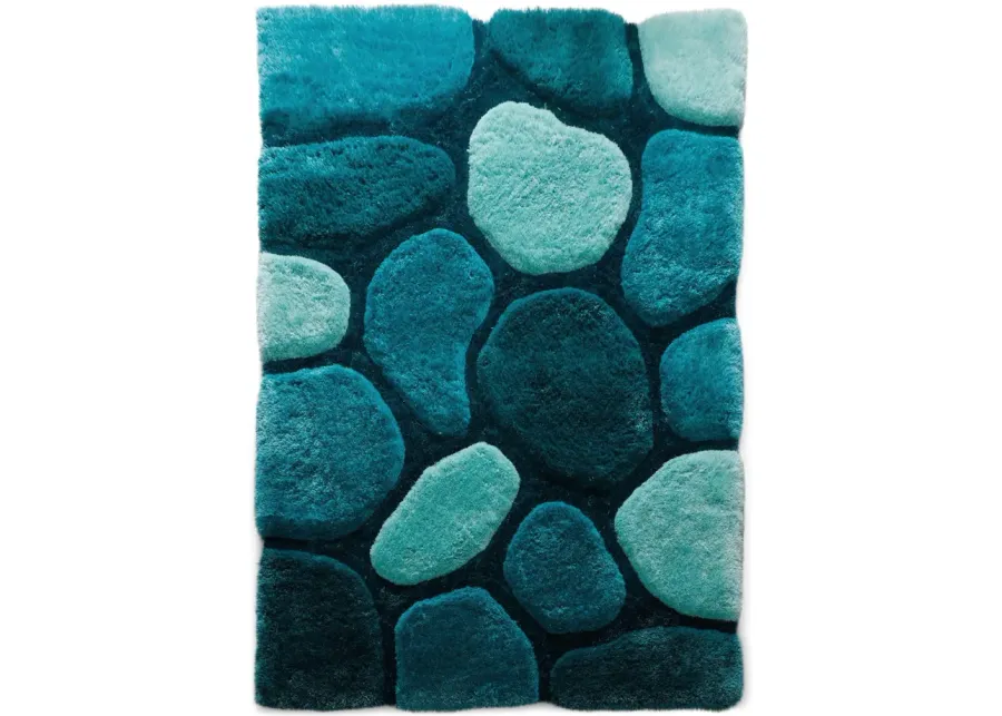 Mateos Emerald Green Shag Area Rug  - 3 6  X 5 6 