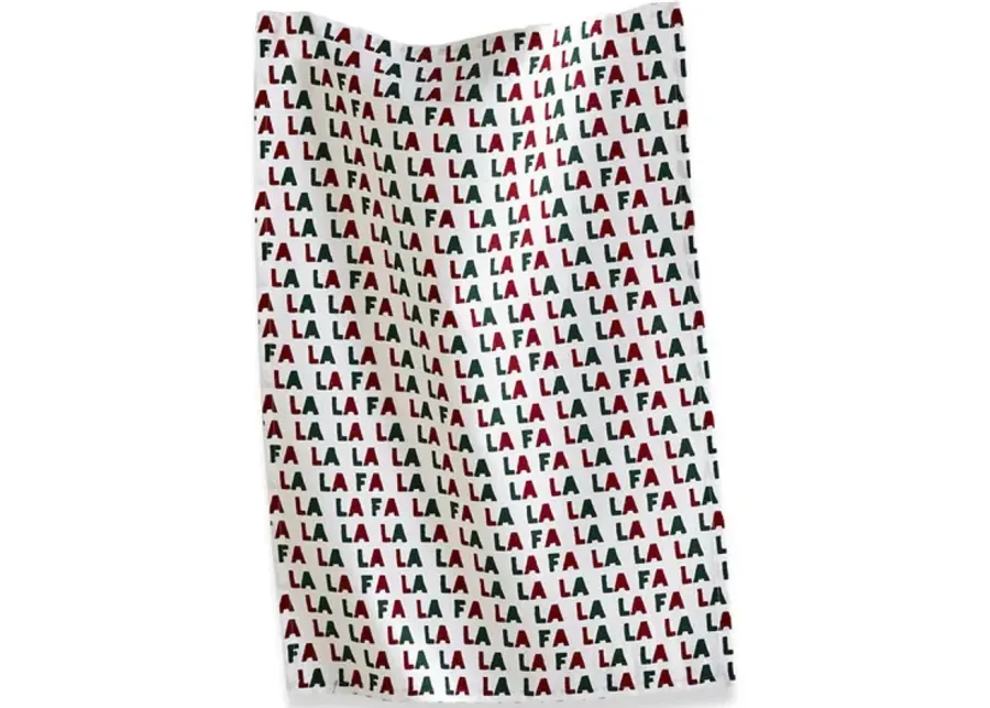 Fa La La La Dish Towel