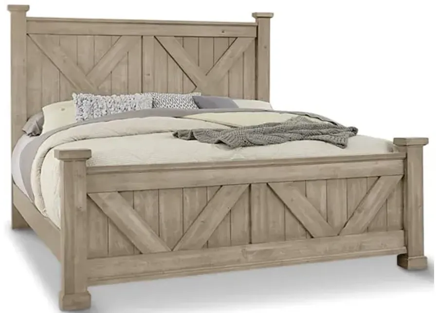 Cool Rustic Queen Panel Bed - Clear Maple 1 14408-cool-rustic-queen-panel-bed-clear-maple-1.webp
