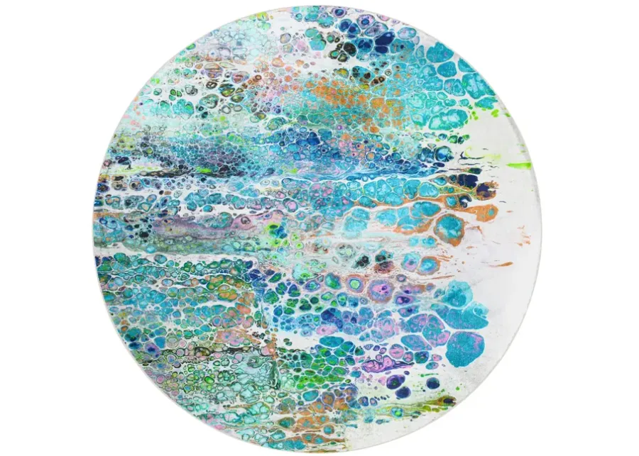 Kikiamo Twilight 8 0  x 8 0  Round Area Rug