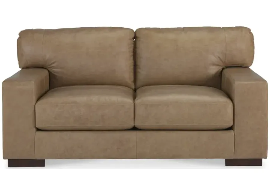 Jasmine Leather Loveseat