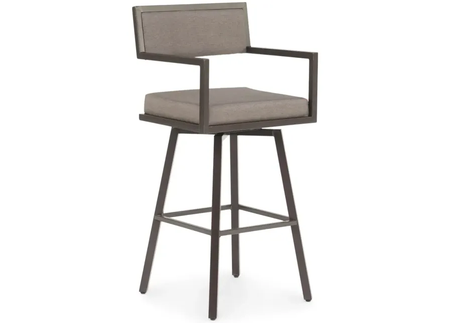 Ginger Copper Swivel Bar Stool