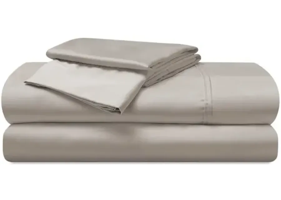 Hyper Cotton Full Sheet Set - Medium Beige
