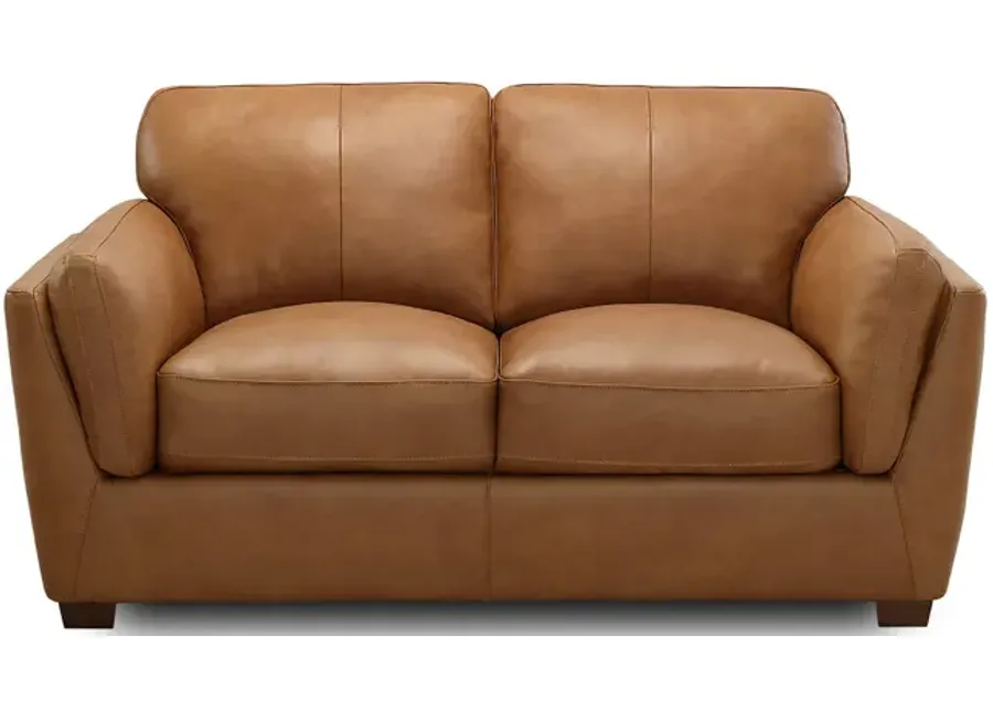 Rocco Leather Loveseat
