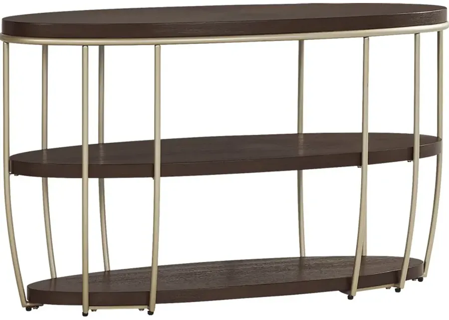 Prospect Heights Brown Cherry Sofa Table-48.5