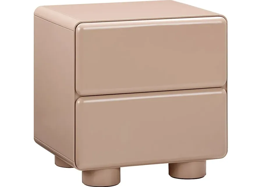 Bloomingrove Taupe Nightstand-Taupe