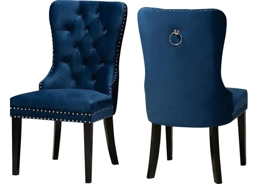 Jomax Blue Dining Chair, Set of 2-Blue