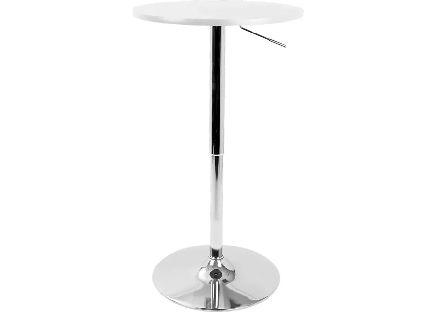 Hampden White Bistro Table-White
