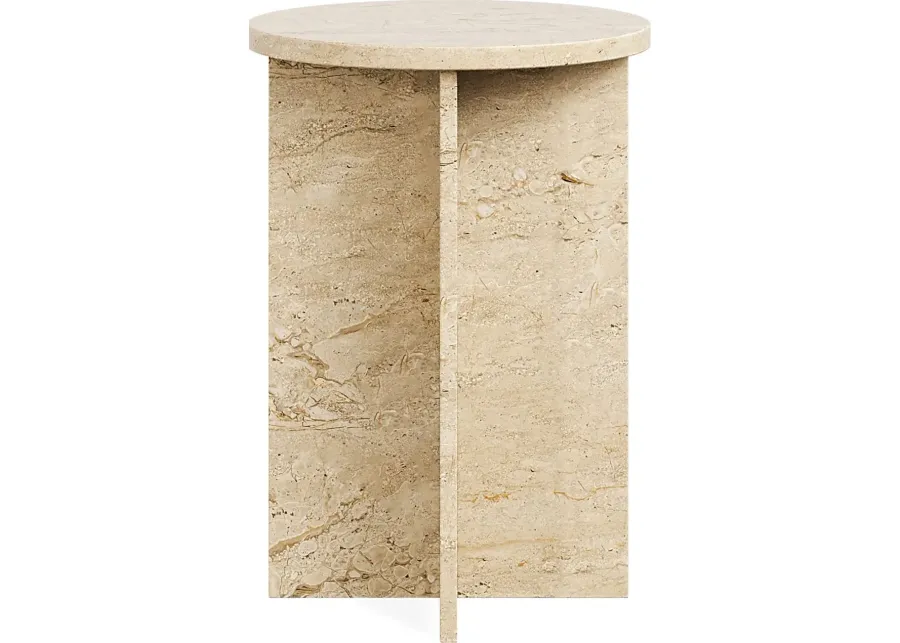 Mandine Beige Accent Table-14