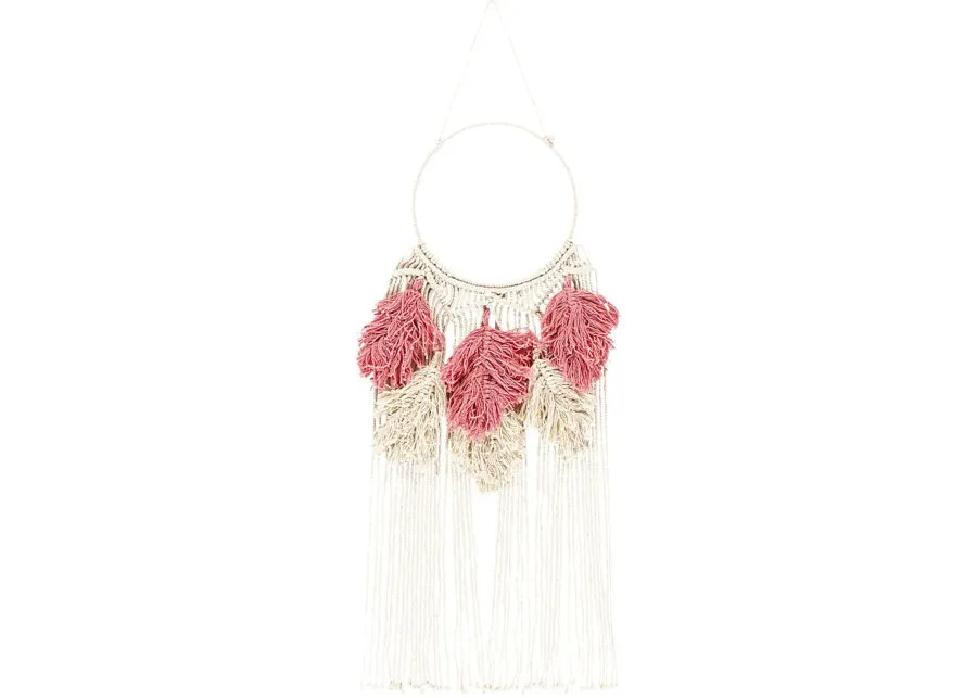Kids Fringe in Bloom Pink Wall Decor-Pink
