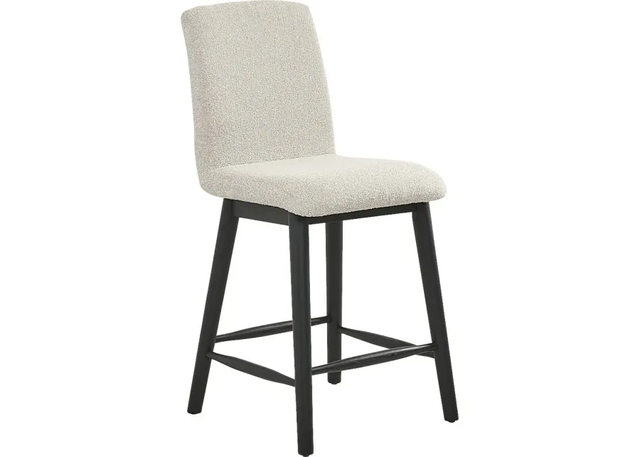Viola Black Counter Height Stool-18.5
