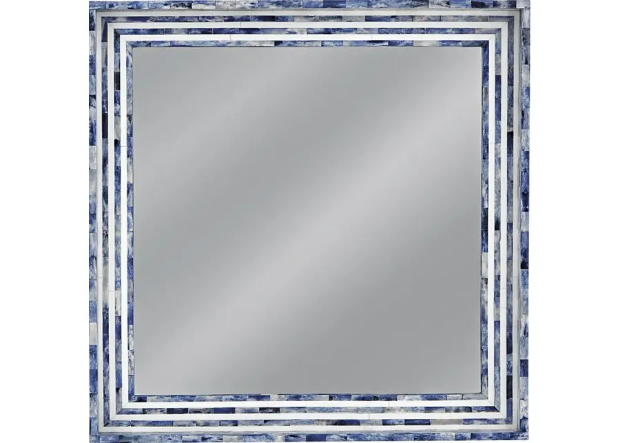 Gilston Blue Mirror-Blue