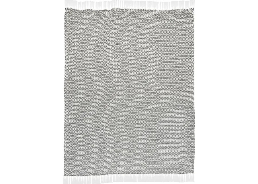 Allerbel Gray Throw Blanket-Gray