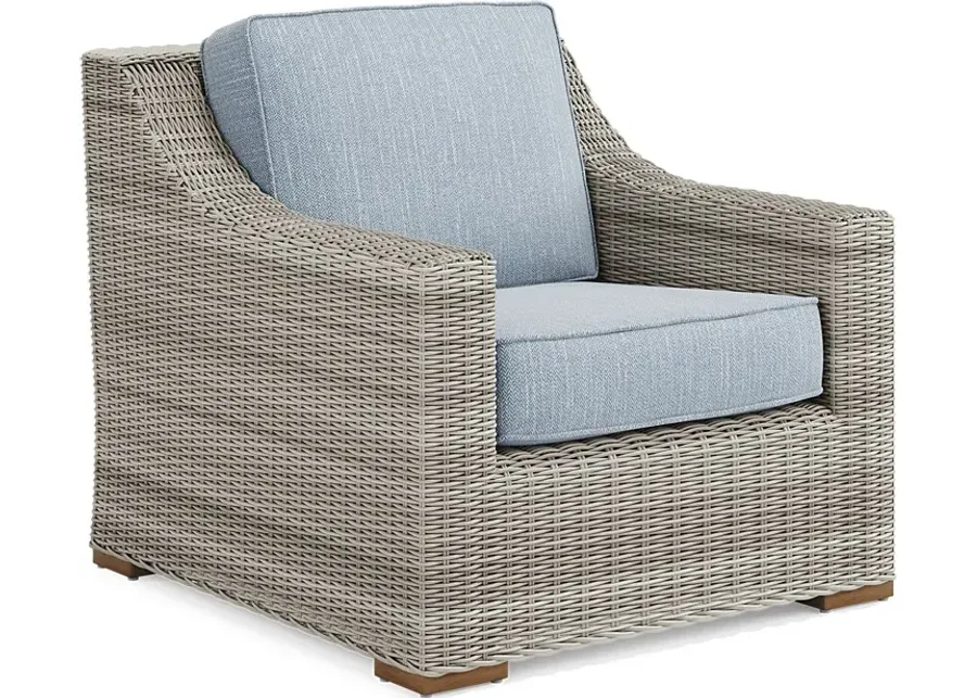 Patmos Gray Outdoor Chair with Steel Cushion-33