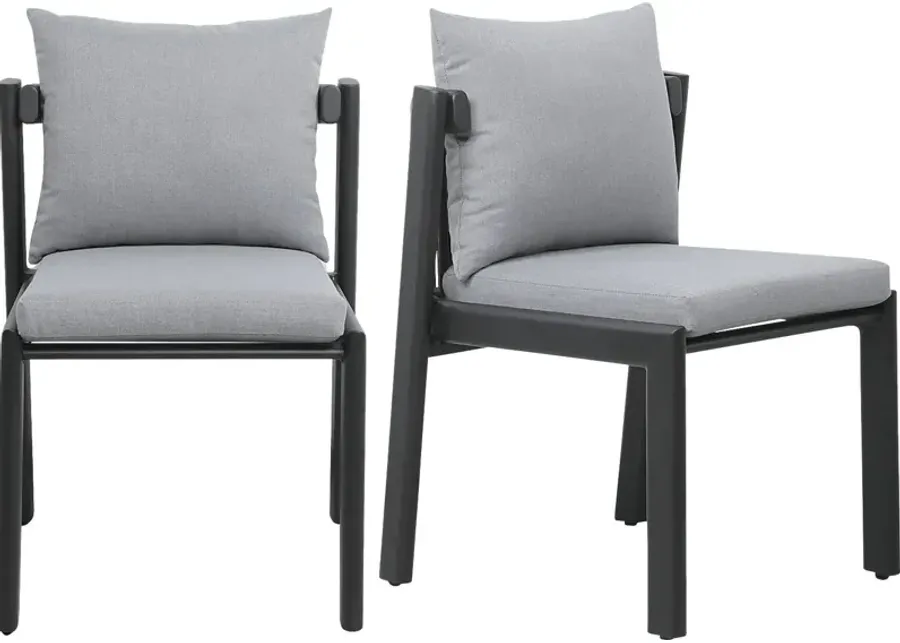 Outdoor Dansington Gray Side Chair-21.3