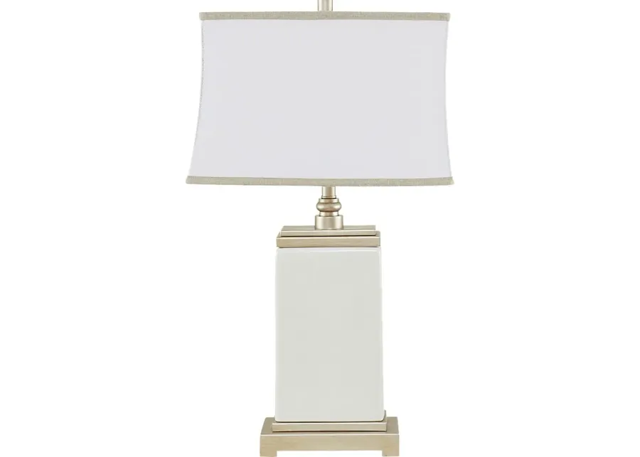 Bell Gate Ivory Lamp-Ivory