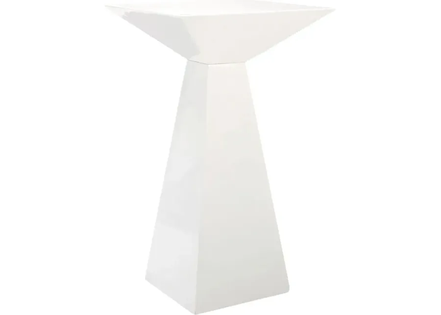 Portrush White Bar Table-White