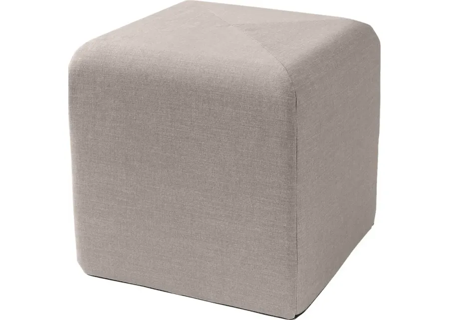 Edunci Gray Ottoman-Gray