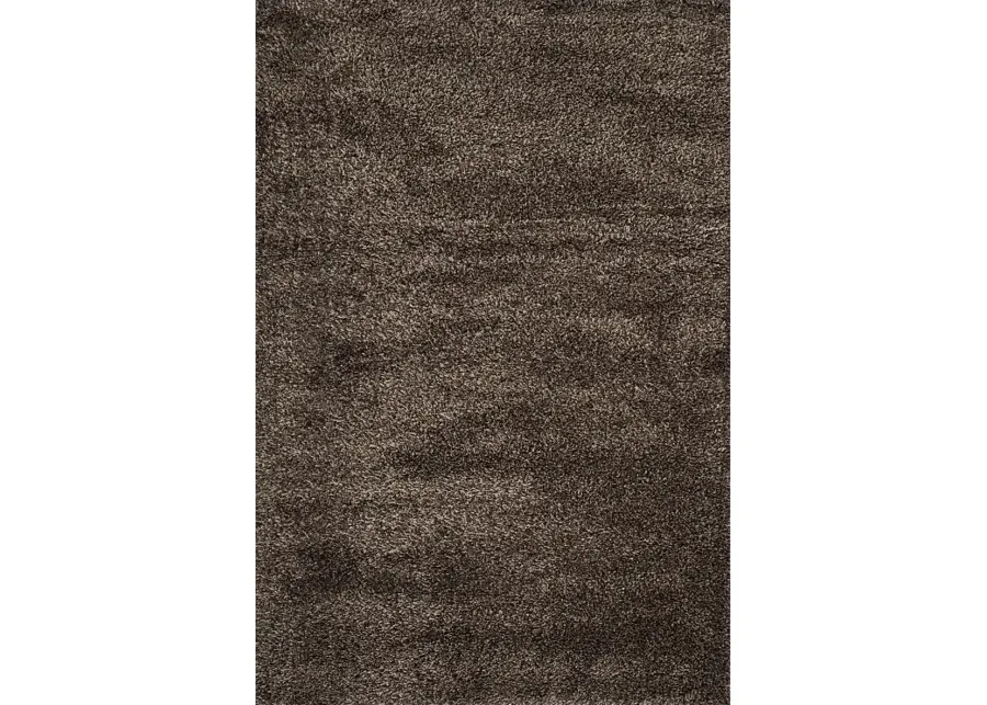 Cleona Dark Brown 4' x 6' Rug-Mushroom